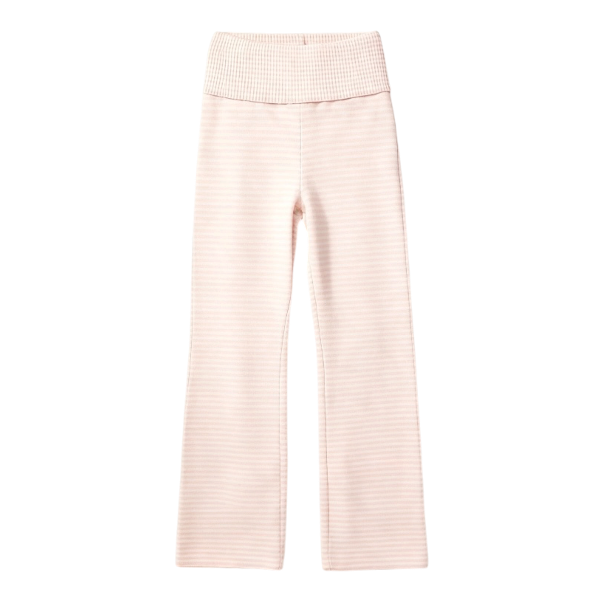 LUME KNIT FLARE SWEATS PINK