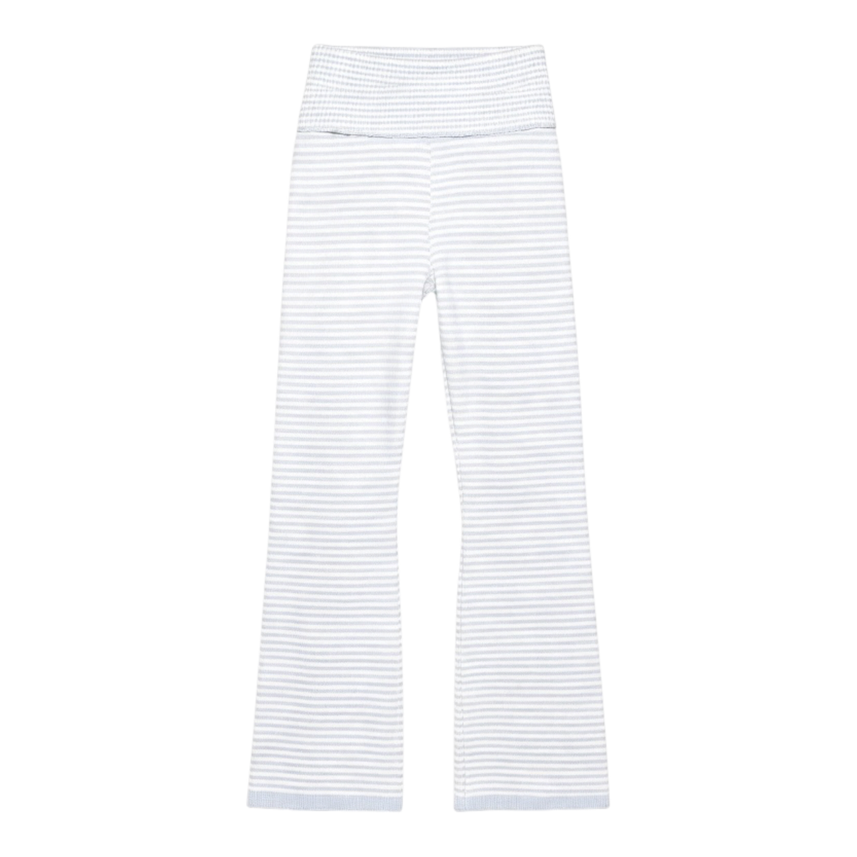 LUME KNIT FLARE SWEATS BLUE